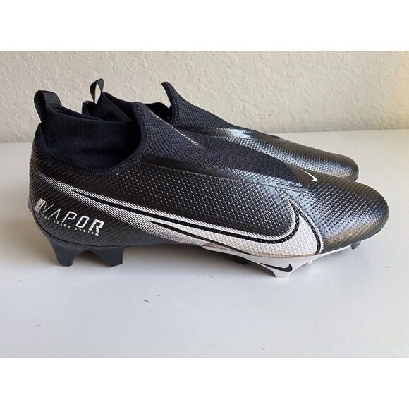 Nike Vapor Edge 360 Pro Football Cleats AO8277-001 Black White Men’s Sz 15 - Picture 4 of 10